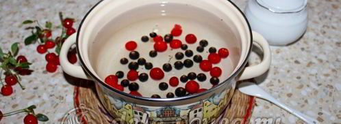 компот из вишни и черной смородины. Шаг 5