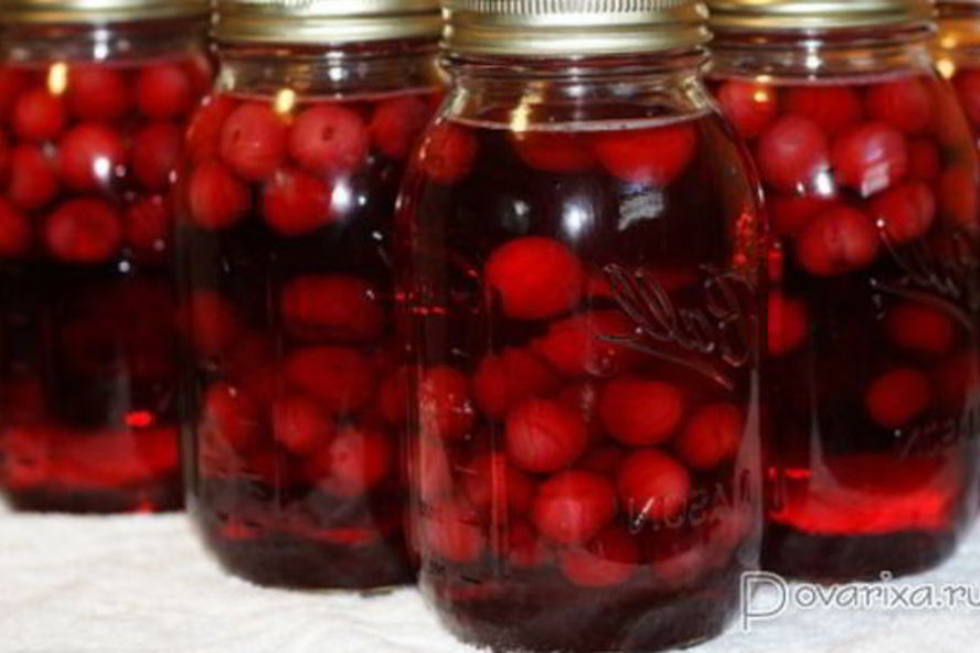 Рецепт компота из вишни на зиму