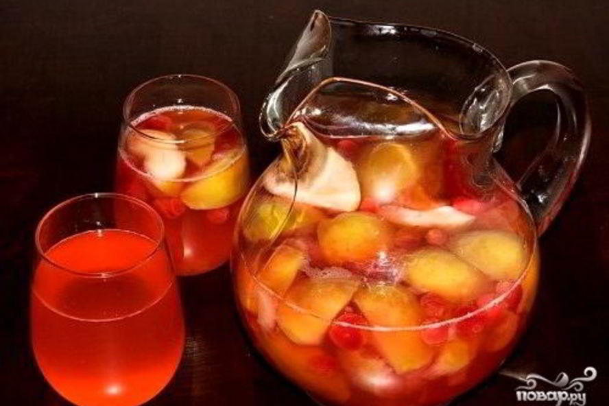 Рецепт компота из яблок и груш