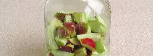 компот из яблок и кизила. Шаг 5