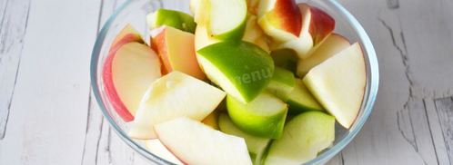 компот из яблок и клюквы. Шаг 2