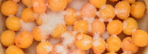 компот из желтой черешни на зиму. Шаг 5