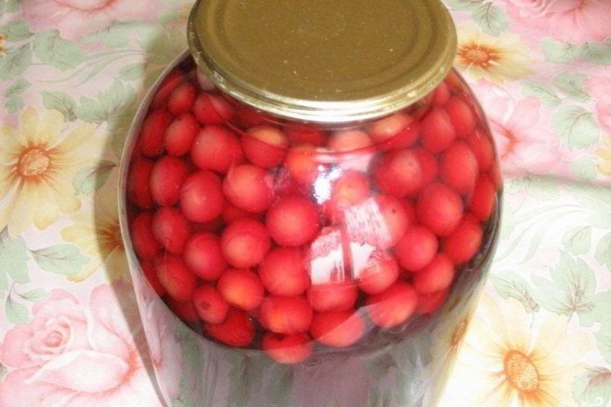 Рецепт вишневого компота на зиму