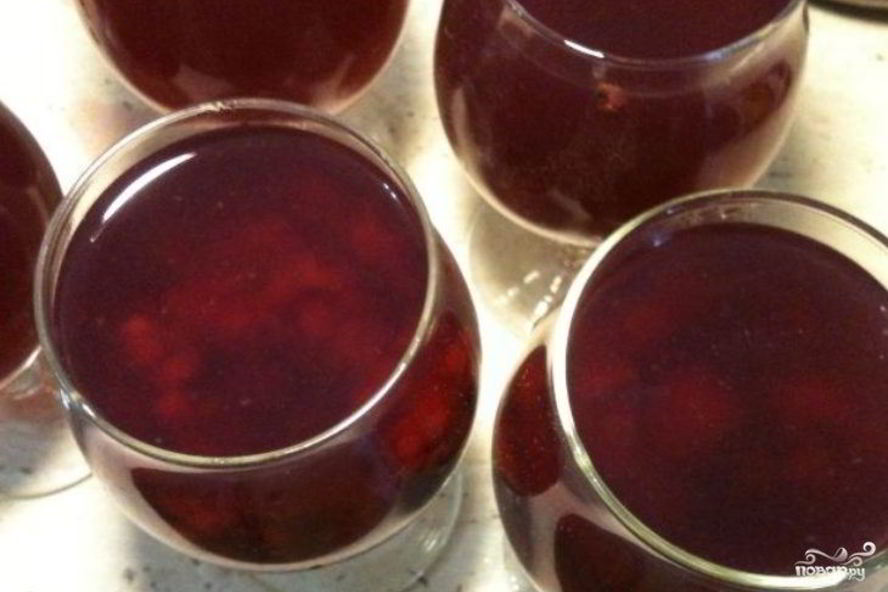 Рецепт желе из компота с желатином