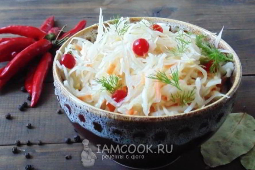 Рецепт квашеной капусты