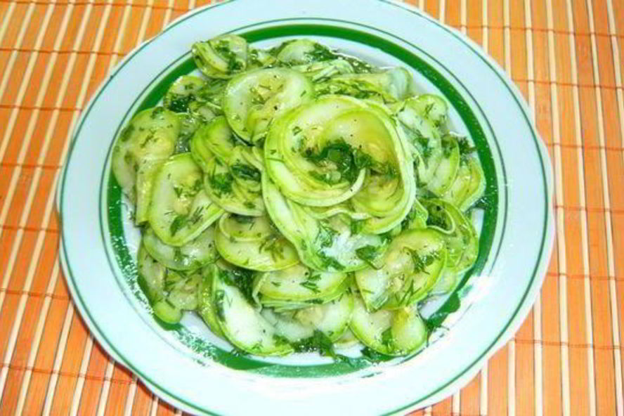 Рецепт быстрых маринованных кабачков мгновенного поедания