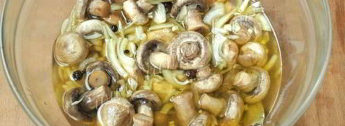 быстрые маринованные шампиньоны. Шаг 8