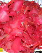 Капуста со свеклой маринованная