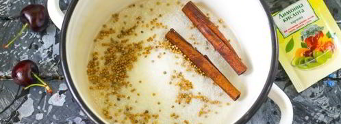 маринованная черешня на зиму. Шаг 9