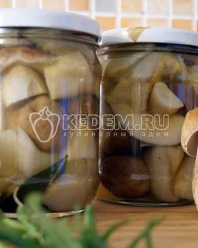 Маринованные белые грибы Закусочные