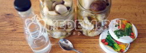 маринованные белые грибы закусочные. Шаг 8