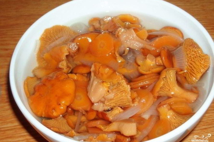 Рецепт маринованных лисичек без уксуса