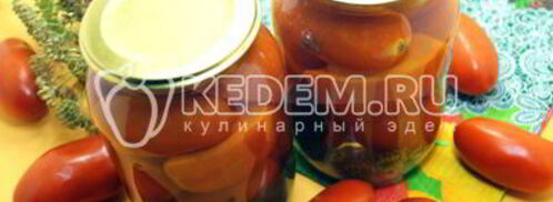 маринованные помидоры в литровых банках на зиму. Шаг 8