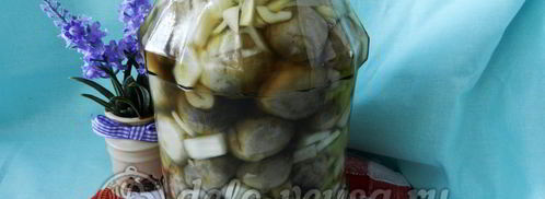 маринованные шампиньоны на зиму. Шаг 12