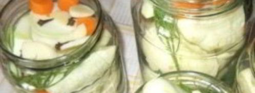 патиссоны, маринованные кусочками. Шаг 2