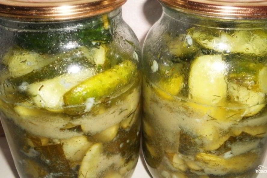 Рецепт огурцов в чесночном соусе на зиму