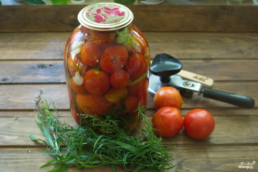 Рецепт помидоров в банках на зиму