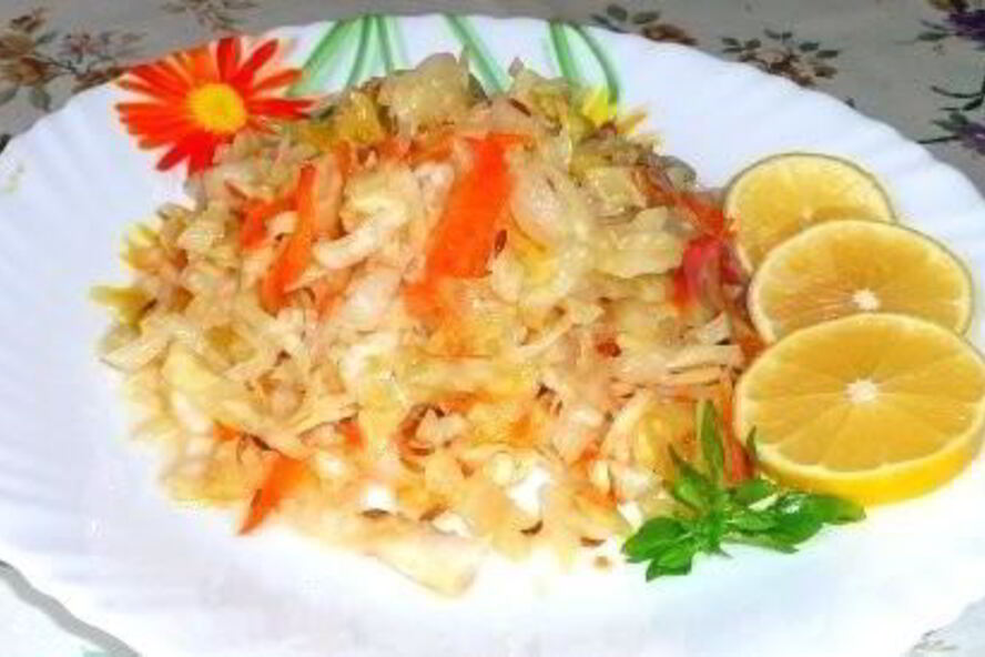 Рецепт быстрой капусты горячим способом в рассоле