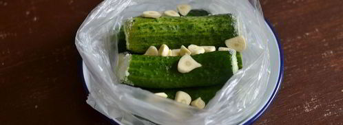 быстрые малосольные огурцы. Шаг 4