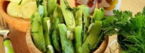 быстрые огурцы малосольные в пакете. Шаг 4