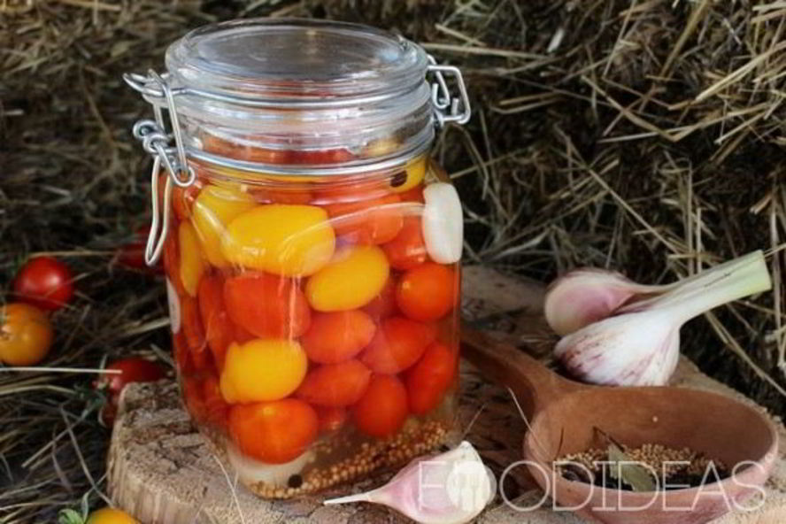 Рецепт консервированных помидоров черри