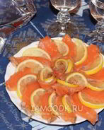 Малосольная семга по-скандинавски