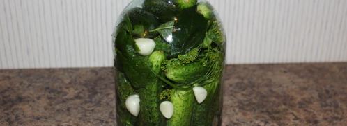 малосольные огурчики горячим способом. Шаг 2