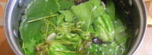 малосольные огурчики в кастрюле. Шаг 4