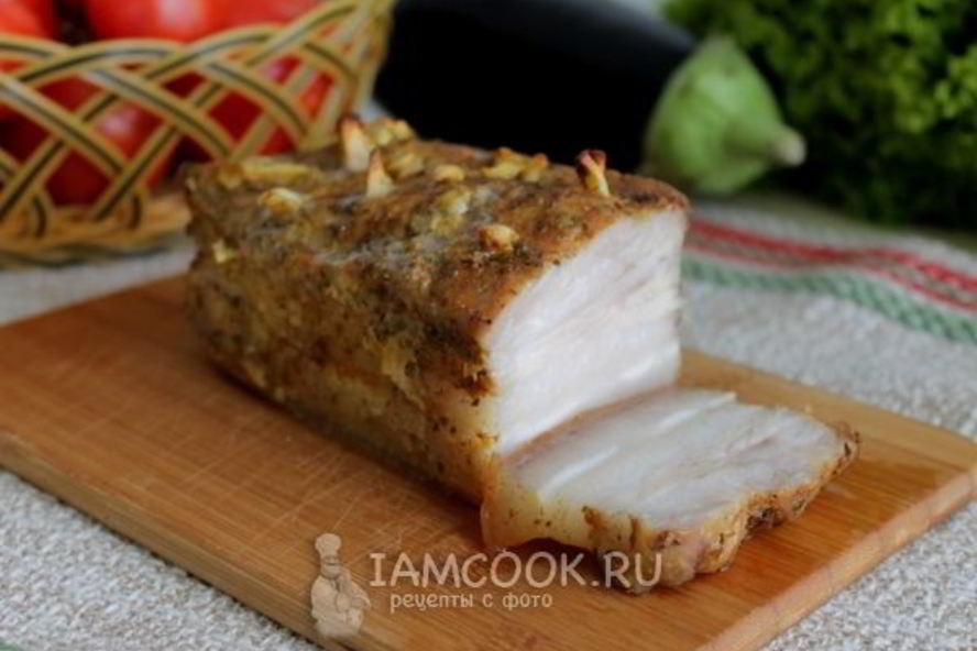 Рецепт сала с горчицей