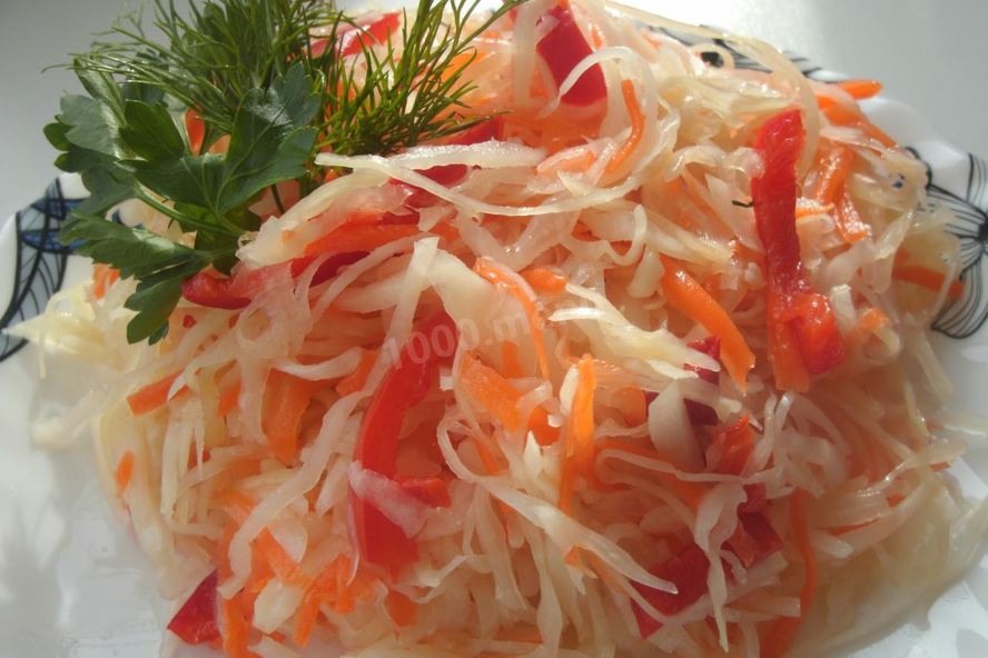 Рецепт суточной капусты с чесноком