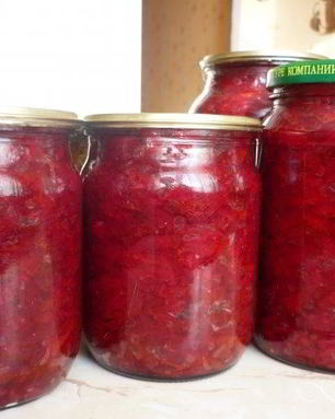 Свекла с луком на зиму