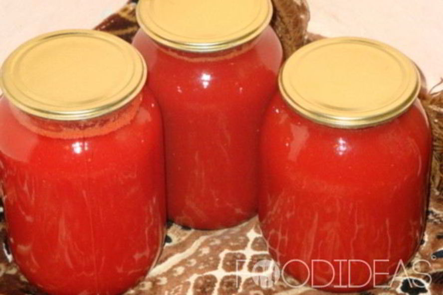 Рецепт томатного сока на зиму