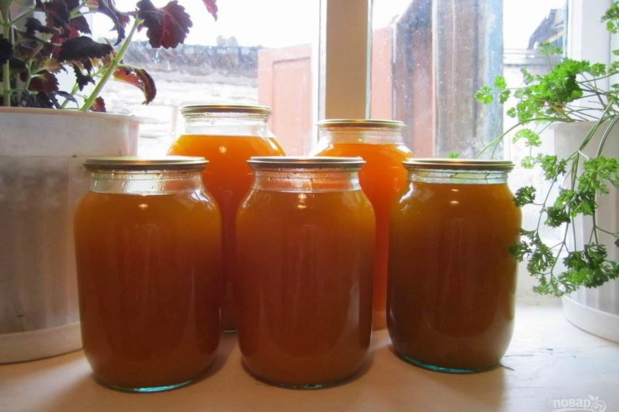 Рецепт тыквенного сока на зиму