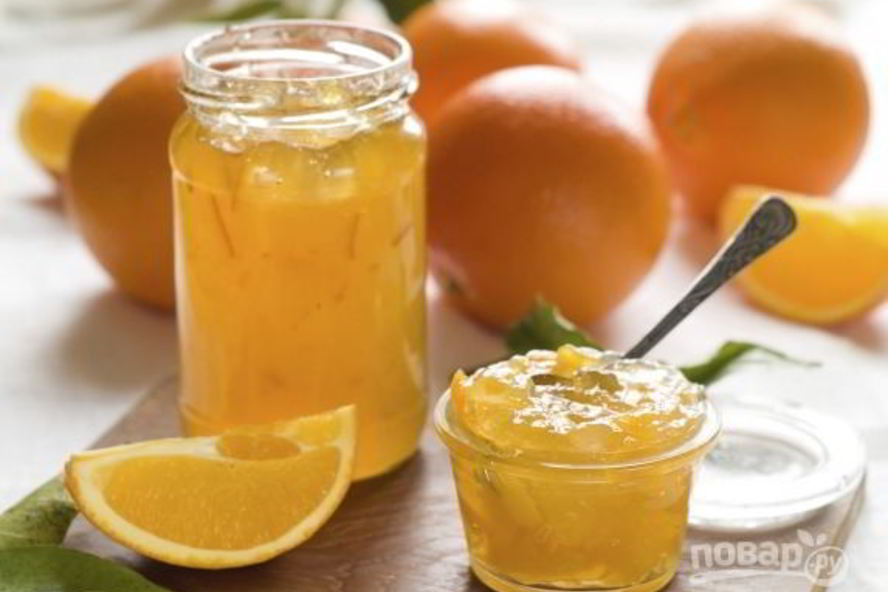 Рецепт апельсинового конфитюра