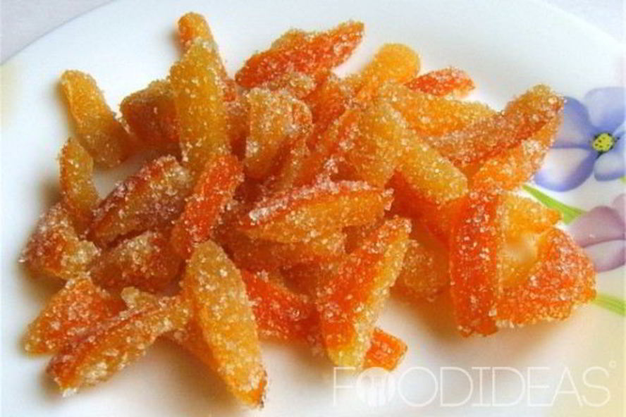 Рецепт апельсиновых цукатов