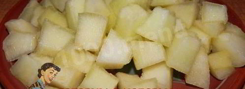 варенье из дыни в мультиварке. Шаг 3