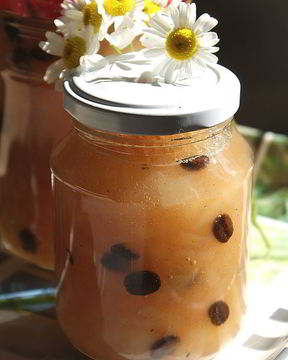 Варенье из груш с кофейными зернами