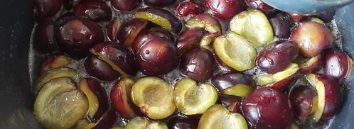 варенье из сливы с шоколадом. Шаг 2