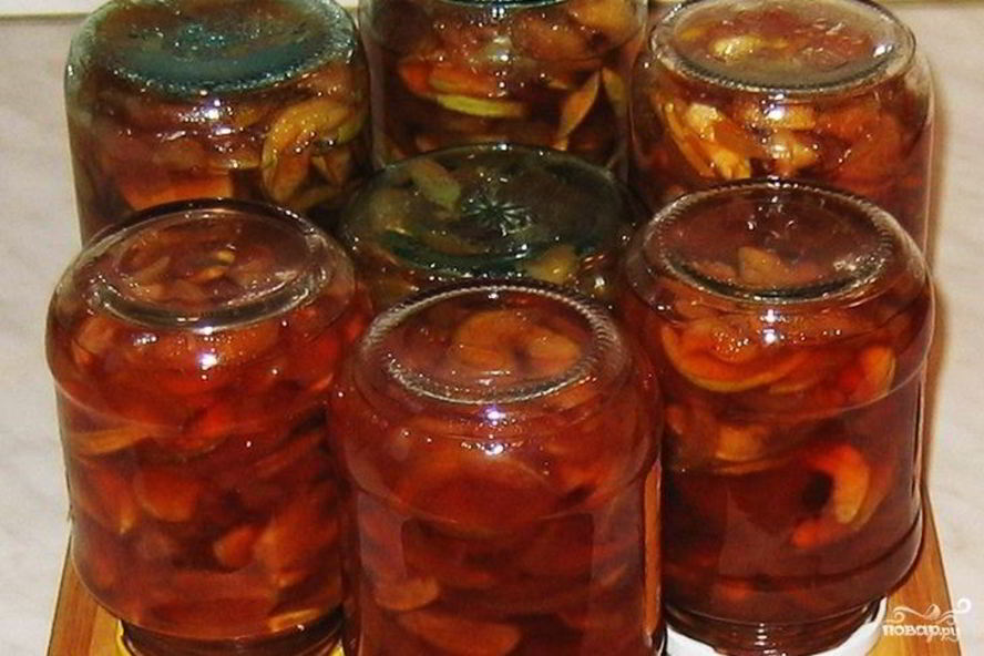 Рецепт варенья из яблок дольками прозрачное