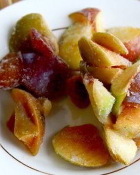 Замороженные яблоки на зиму