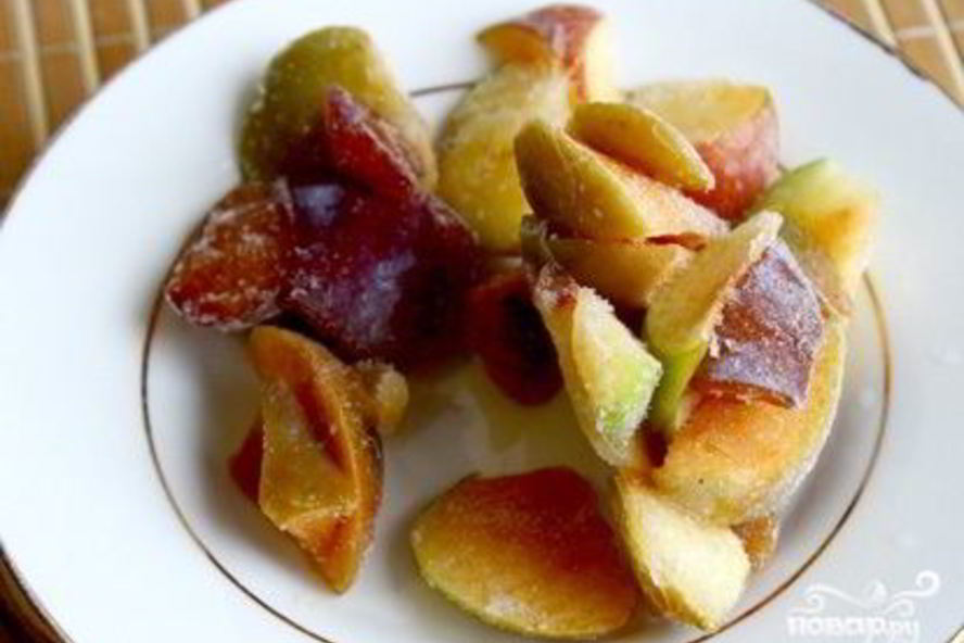 Рецепт замороженных яблок на зиму