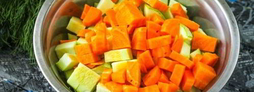 заморозка для кабачковой икры на зиму. Шаг 7