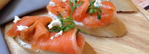 брускетта с лососем. Шаг 5