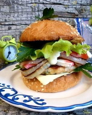 Бургер Крабовый Луи