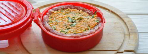 бургеры гриль с морковной начинкой. Шаг 3