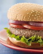 Бургеры из индейки на гриле с медово-горчичным соусом