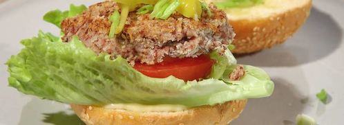 бургеры с красной фасолью и грибами. Шаг 13