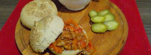 бюджетный бургер sloppy joe неряха джо. Шаг 5