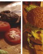 Домашние гамбургеры с маринованными огурцами