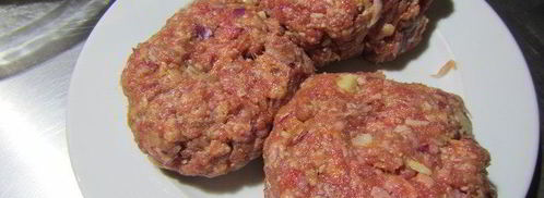 гамбургер из говядины с чипсами из сладкого картофеля. Шаг 5